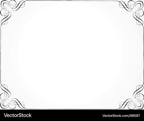 Certificate frame Royalty Free Vector Image - VectorStock