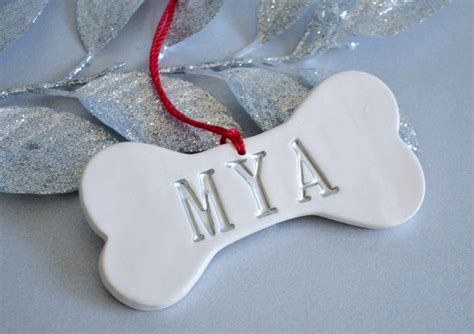 Personalized Dog Christmas Ornament With Name Christmas T Etsy