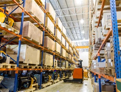 Modern Warehouse With Forklifts Stock Editorial Photo Tipchai 33301373