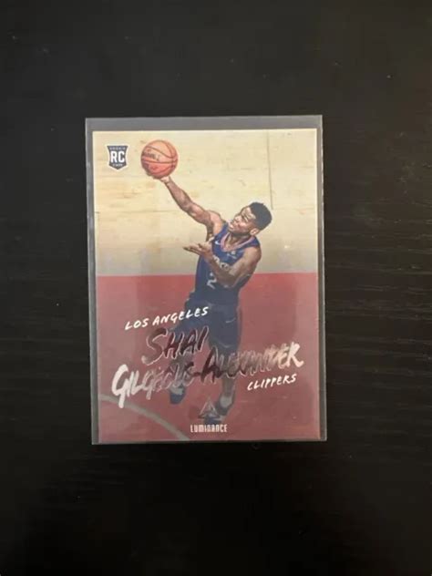 Panini Chronicles Luminance Shai Gilgeous Alexander Recrue Los