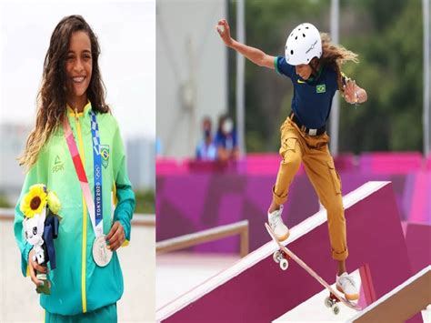 Rayssa Leal a Fadinha faz história e é prata no skate street nas