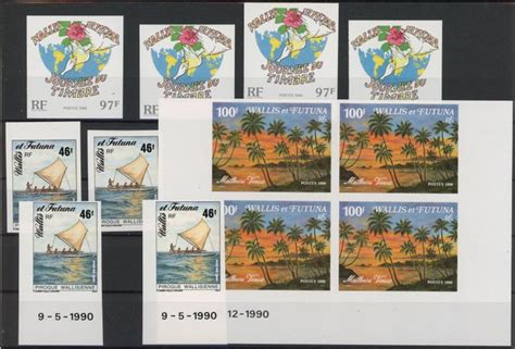 Wallis Et Futuna Superbe Lot De Timbres Neufs Non Dentel S Cote