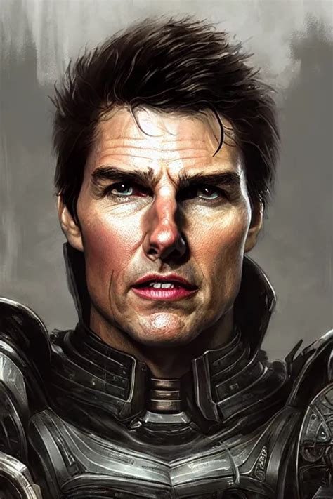 Portrait Of Tom Cruise As Inquisitor Warhammer Stable