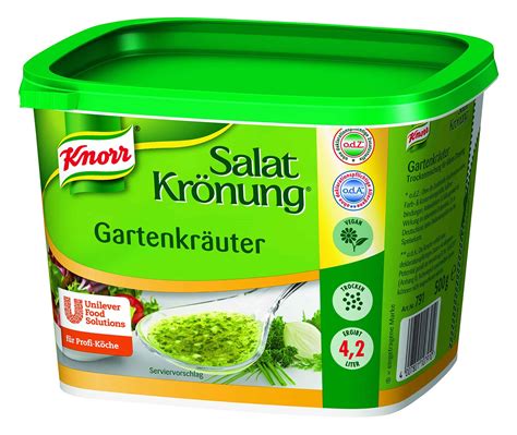 Knorr Salatkr Nung Gartenkr Uter G Pantry