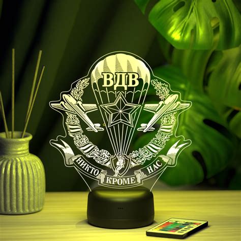 Ночник "ВДВ - Никто кроме нас!" - подарок военному десантнику, мужчине ...