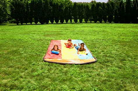 Getuscart Jambo Triple Lane Slip Splash And Slide For Backyards