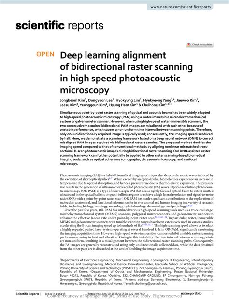 Pdf Deep Learning Alignment Of Bidirectional Raster Scanning In High