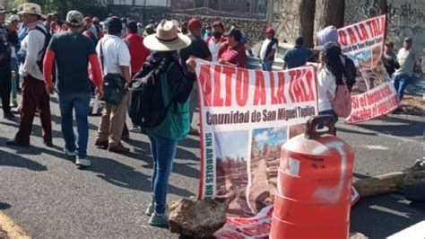 Tras cinco horas de bloqueo liberan la carretera México Cuernavaca