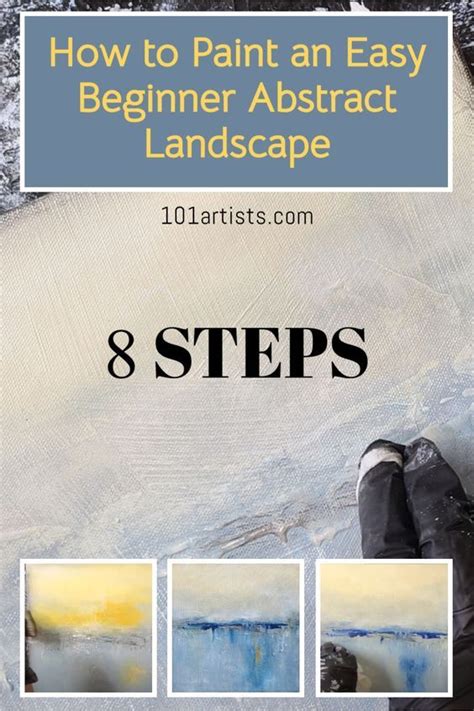 Beginner Abstract Landscape Painting Demo Abstract Landscape Painting