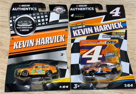 Lot Wave Nascar Authentics Kevin Harvick Sunny D Car