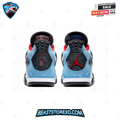 Travis Scott - Cactus Jack Air Jordan 4 Sneakers - Beaststore3d