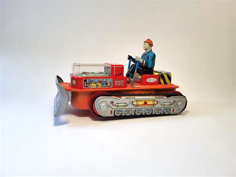 TN Nomura Japan 1960s Bulldozer The Collectors Shop