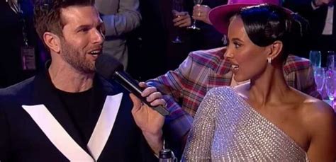 Masked Singer Star Joel Dommett Shocks Maya Jama With Very Crude Elton