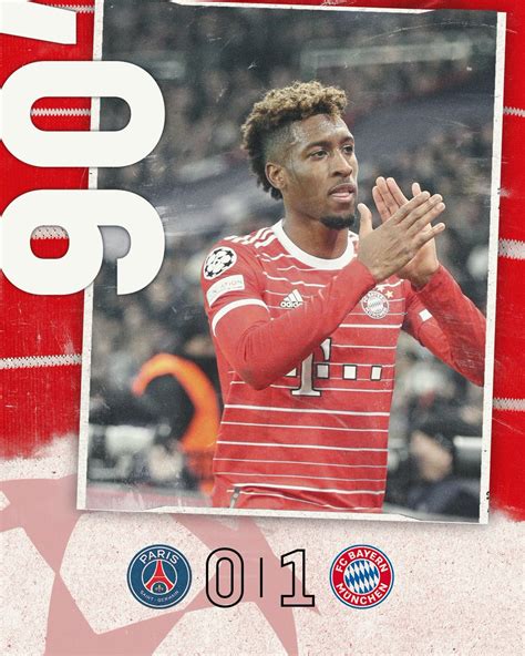 Résultat PSG Bayern Munich 0 1 Huitièmes de finale de Ligue des