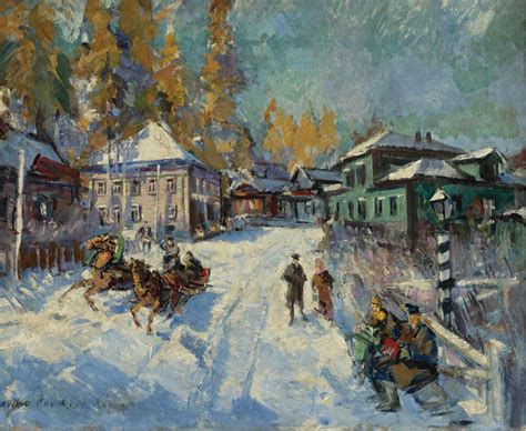 Russian Winter Painting Constantin Korovin Oil Paintings