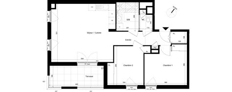 Plan Appartement T De M Neuf Sainte Foy L S Lyon R Sidence