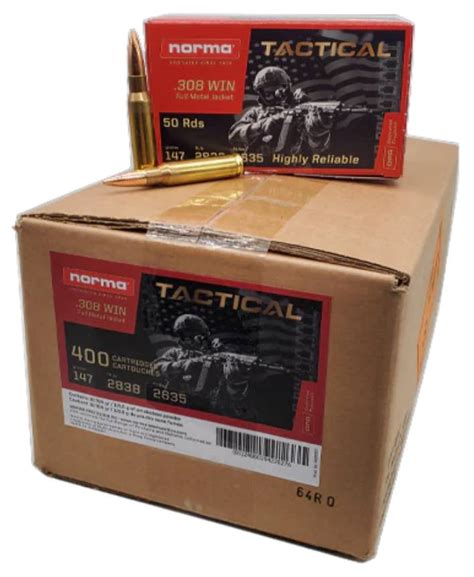 Norma Tactical Gr Fmj Full Metal Jacket Centerfire Rifle