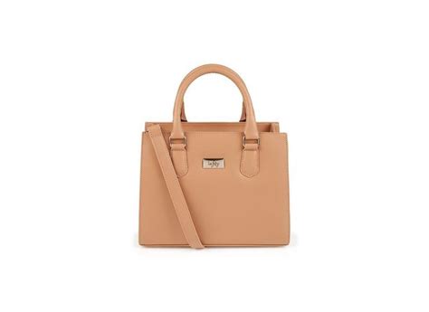 Bolsa Estruturada Tiracolo Cor Nude Modelo Lady Marca Lefity o Melhor Preço é no Zoom