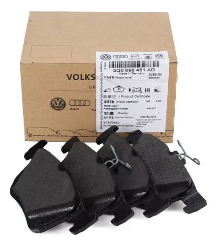 Balatas Traseras Jetta Volkswagen Original Env O Gratis