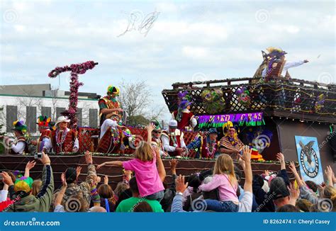 Mardi Gras Parade editorial stock image. Image of coast - 8262474