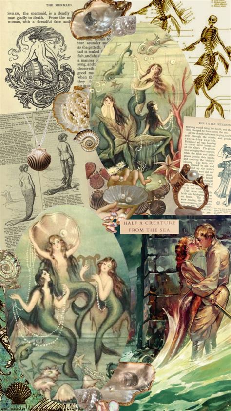 Aesthetic Moodboard Vintage Sirenaesthetic Vintage Ocean Sea