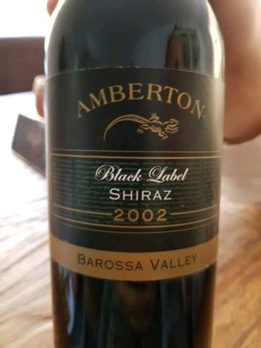 Amberton Black Label Shiraz Vivino Us