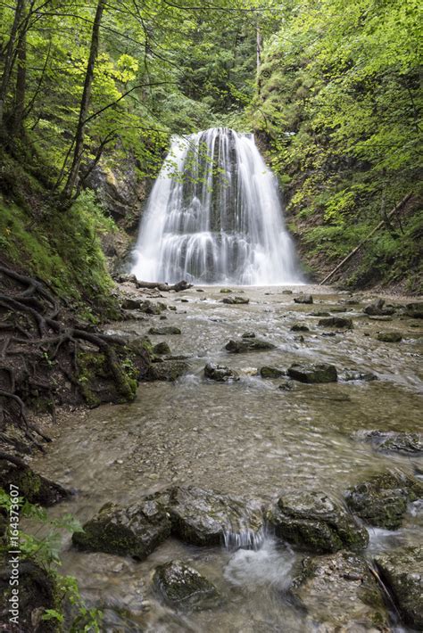 Josefstaler Wasserfall Im Spitzingseegebiet Bayern Stock Foto Adobe