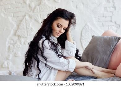 Sexy Nude Brunette Bedroom Lingerie Perfect Stock Photo Shutterstock