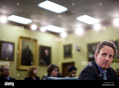 Treasury Secretary Timothy Geithner Stock Photo - Alamy