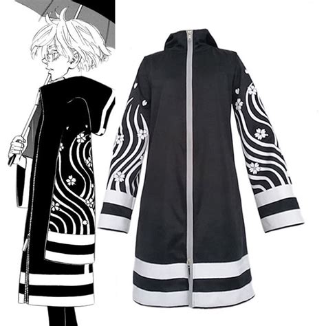 Kawaragi Senju Anime Cloak Tokyo Revengers Cosplay Costumes Jackets