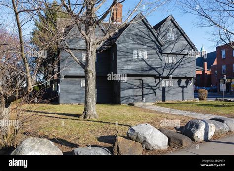 Salem Witch House In Salem Massachusetts While Known As The Salem