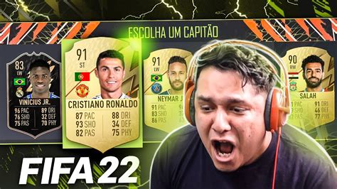 CR7 E NEYMAR NO PRIMEIRO DRAFT DO FIFA 22 PQP FIFA 22 FUT DRAFT