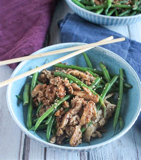 Stir Fried Ground Pork And Green Beans