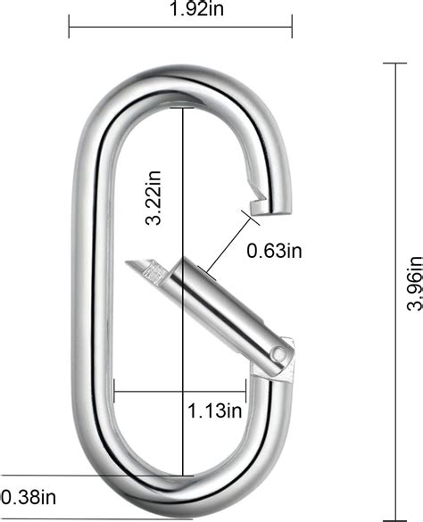 Heavy Duty Spring Snap Hook Carabiner