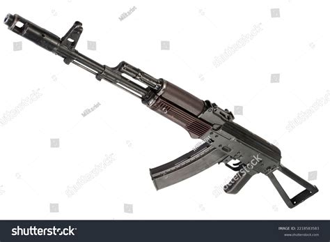 Kalashnikov Ak 74 Folding Stock Isolated Stock Photo 2218583583 ...