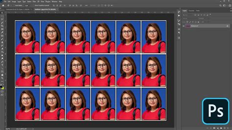 How To Make Passport Size Photo In Photoshop Easy Tutorial Youtube