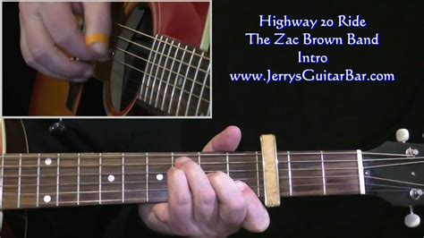 The Zac Brown Band - Highway 20 Ride Guitar Lesson & Tab - JGB