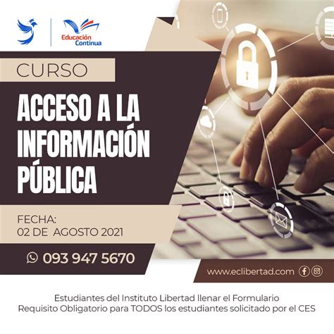 ACCESO A LA INFORMACIÓN PÚBLICA E learning ECL