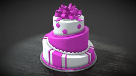 Cake Three Layers Buy Royalty Free 3d Model By Shubbak F97b521