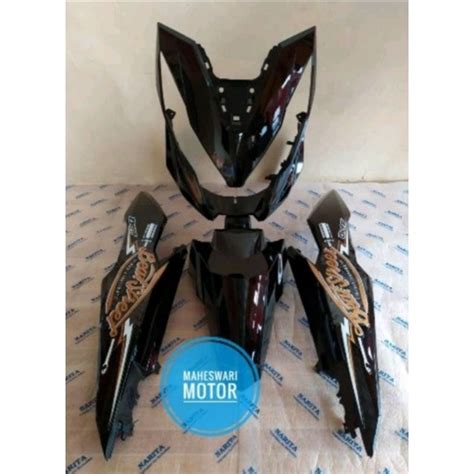 Jual Cover Body Halus Beat Street Hitam Plus Striping Shopee Indonesia