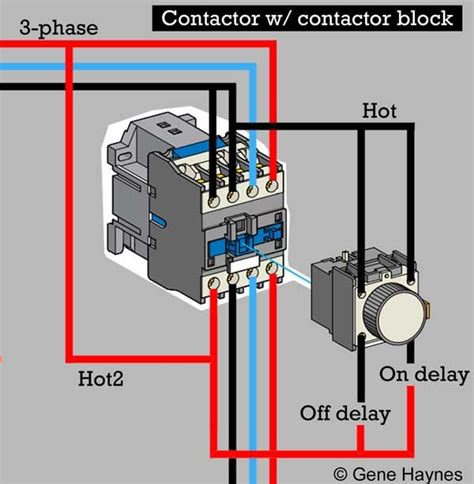 Diagrama Terminales De Contacto Switch Control Contactor Cir