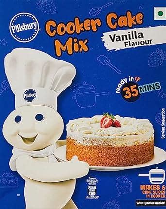 Pillsbury Cooker Cake Mix Vanilla Eggless 159 Gm X Pack Of 2 318 Gm