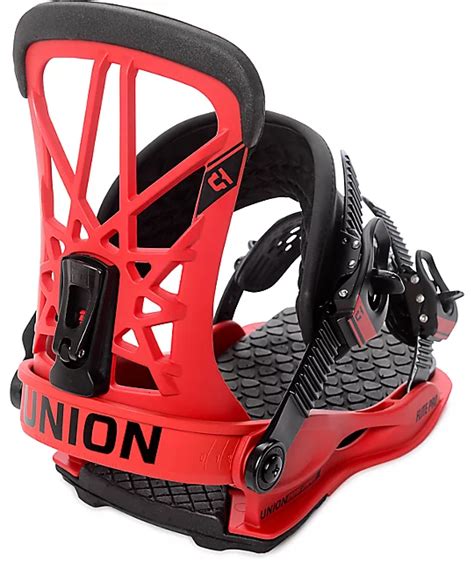 Union Flite Pro Red Snowboard Bindings Zumiez