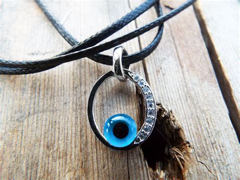 Eye Pendant Silver Handmade Necklace Evil Eye Sterling 925 Protection