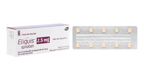 Eliquis 2 5mg Phòng Ngừa đột Quỵ Tắc Tĩnh Mạch Phổi 2 Vỉ X 10 Viên Nhà Thuốc Bệnh Viện