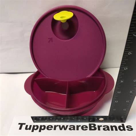 Tupperware Crystalwave Divided Dish Pc Ml Shopee Malaysia