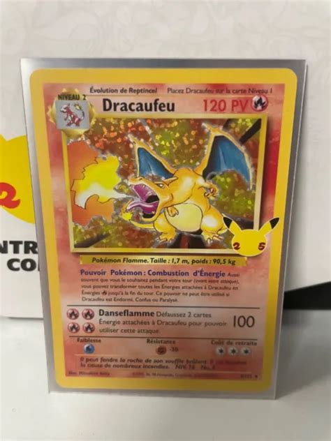 Carte Pokemon Dracaufeu Holo Celebrations Ans Fr Ultra Rare