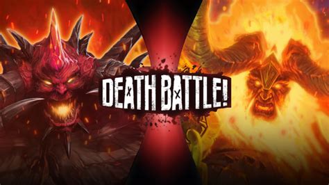 Diablo VS Sargeras (Diablo VS Warcraft). A fight between two of Blizzard's baddest and raddest ...