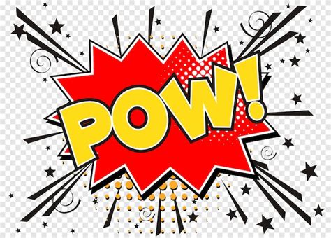 Premium Vector Freehand Drawn Comic Book Speech Bubble Cartoon Word Pow