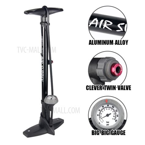 Giyo Gf P Psi Bike Floor Pump With Gauge Presta Schrader Valve Air